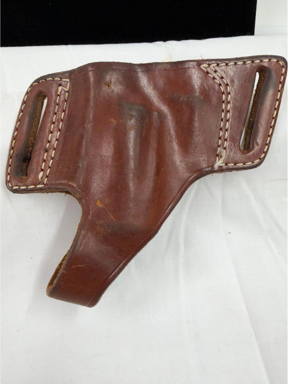 Triple K 420  106 holster Colt barrel lengths belt slide with snap used